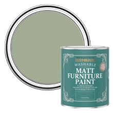 Rust-Oleum Green Furniture & Skirting Board Paint in Matt Finish - Bramwell 750ml