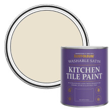 Rust-Oleum Beige water resistant Kitchen Tile Paint in Satin Finish - Longsands 750ml