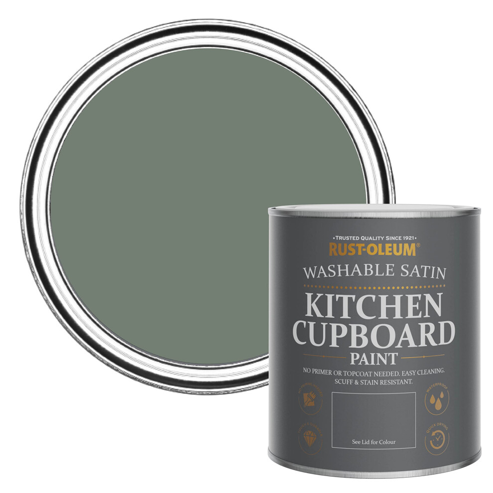 Rust-Oleum Satin Finish Kitchen Cupboard Paint - Image 4
