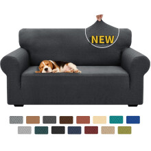 XINEAGE High Stretch Sofa Covers 2 Seater Latest Jacquard Loveseat Covers 1 Piece Loveseat Slipcovers Non Slip Sofa Covers for Dogs Washable Sofa