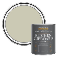 Rust-Oleum Grey Scrubbable Kitchen Cupboard Paint in Satin Finish - Half Light 750ml