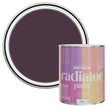 Rust-Oleum Dark Purple Radiator Paint in Matt Finish - Grape Soda 750ml