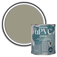 Rust-Oleum Green uPVC Door and Window Paint In Satin Finish - Grounded 750ml