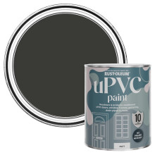 Rust-Oleum Black uPVC Door and Window Paint in Matt Finish - Dark Magic 750ml