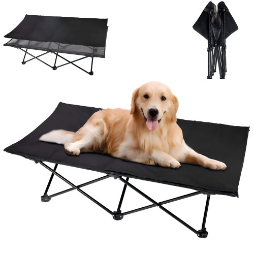 KingCamp Raised Dog Bed Foldable Elevated Pet Bed for Large Dog,Husky etc,L