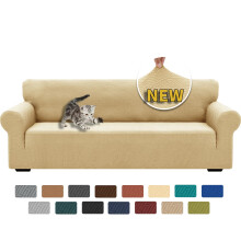 XINEAGE High Stretch Sofa Covers 4 Seater Latest Jacquard Extra Large Couch Covers for Dogs Pet 1 Piece Sofa Slipcovers Living Room Non Slip Couch