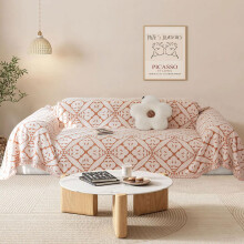 SHANNA Sofa Cover for 3 Seater, Chenille AB Sided Slipcover for Corner Sofa, All-Season Protection Couch Cover for Dogs