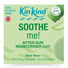 KinKind Aloe Vera After Sun. SOOTHE me! After Sun lotion bar with Aloe Vera