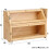 Large Bamboo Bread Bin 2 Tier Breadbox Kitchen 19.7"x9.8"x14.5" Natural 5