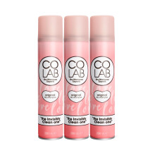 COLAB - Dry Shampoo, Original, 200ml, Pack of 3 - No White Residue, No Fuss, All Hair Types, Fresh Scent