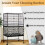 2Pcs Large Bird Cage Cover, Bird Cage Seed Catcher, Adjustable Soft Nylon Mesh Net with Daisy Pattern 2