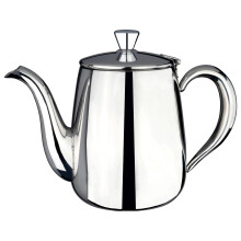 Café Olé Premium Coffee Pot, 5 Espresso Cups / 32oz / 910ml, Stainless Steel, Classic Coffee Pot Design with Mirror Finish, Perfect Pour Spout