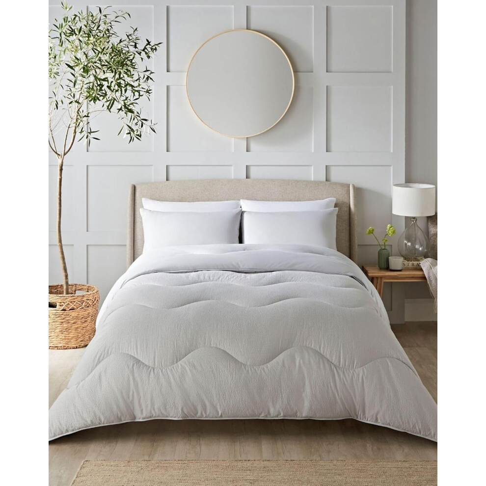 Night Lark Seersucker Bound 10.5 Tog Coverless Duvet Set Includes Pillowcases - Image 7