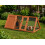 Bunny Business Apex Run with Enclosure Rabbit/Guinea Run Hutch Hutches, 4ft Triangular Runs (RED) 1
