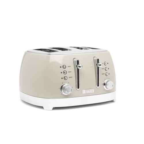Haden Haden Bristol 4 Slice Temp Control Wide Slots Toaster Putty 1
