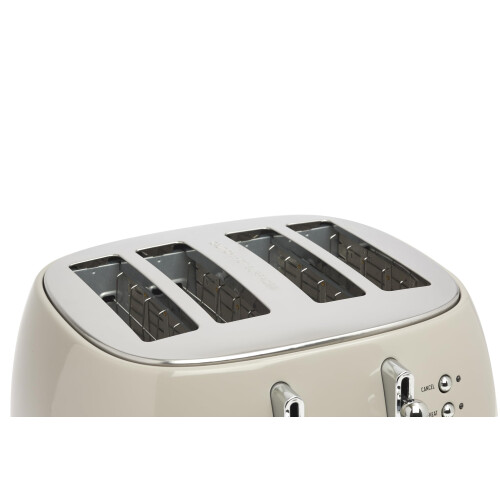 Haden Haden Bristol 4 Slice Temp Control Wide Slots Toaster Putty 2