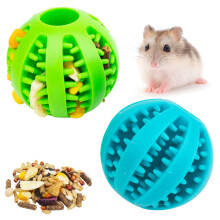 FlidRunest Hamster Foraging Ball Toy Puzzle, 2 PCS Hamster Treat Ball for Teething, Small Animals Slow Feeder