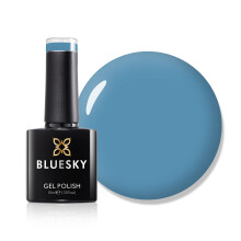 Bluesky Gel Nail Polish, AW22, Autumn 2022, Fidgety Blue - SS2206, Blue, Long Lasting, Chip Resistant, 10ml (Requires Drying Under UV or LED Lamp)