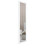 Full Length Wooden Wall Mounted Mirror - White - 35x110cm 1