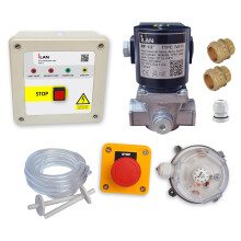 iLAN Gas Interlock System Kit, Complete Pack, Including Gas Solenoid Valve 1/2" (15mm)