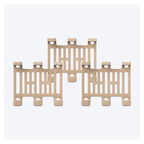 Tractive GPS DOG XL Rubber Clips x3 (Brown)