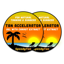 x2 Premium Tan Accelerator Cream - For Sunbed Use & Natural Tanning - Natural Tanning Accelerator With Carrot Tanning Oil - UK Based Brand