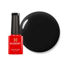 Bluesky Gel Nail Polish, Blackpool - 80518, Black, Long Lasting, Chip Resistant, 5ml (Requires Drying Under UV LED Lamp)