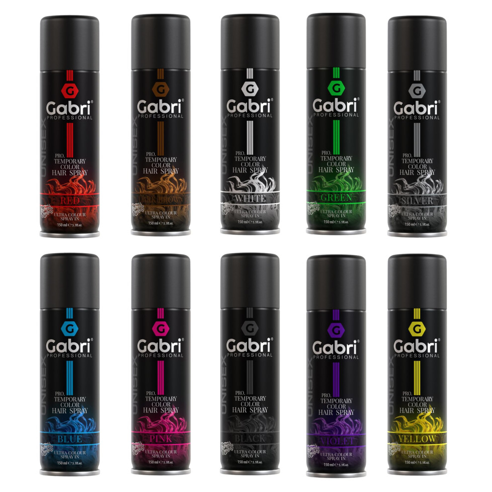 Gabri Professional - Pro Temporary Hair Colour Spray Pink 150ml - Image 3