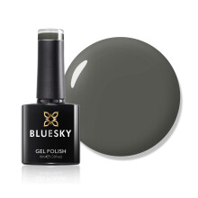 Bluesky Gel Nail Polish, AW21, Autumn and Winter 2021 Collection, I Am Calm, Aw2124, Dark Grey, Long Lasting, Chip Resistant