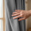 (Dark Grey) 66x84 Dual Panel Blackout Curtains Pair with Tie Backs Ringtop Eyelet Ready Made Drapes 3