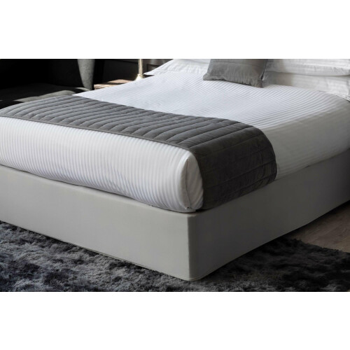 Belledorm Jersey Base Wrap - 15" depth (Cloud, Super King) | Transform a drab looking bed base - stretch material and elastic for easy fit