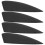 4er Set Surf Flossen für Longboard 1