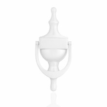 UAP Victorian Urn Door Knocker 6 Inch Traditional with Bolt Fix and Self Adhesive Fixings Single White