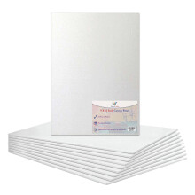 9 X 12" Canvas Panel Stretched Blank Canvas Board Primed Artist Boards 100% Cotton for Oil Paint Acrylic Painting Mixed Media White Canvases Painting