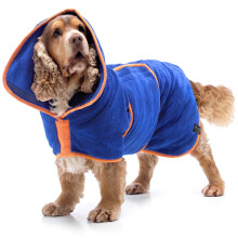 Lucky Paws UK Dog Drying Coat - Luxurious Double Layer Dog Towel Robe - Dry Your Dogs in Minutes