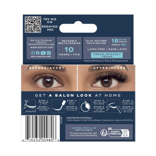 Eylure Eylure Volume & Curl No. 123 False Lashes (packaging may vary) 1