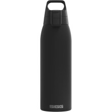 SIGG - Insulated Water Bottle - Shield Therm One Black - Suitable for Carbonated Beverages - Leakproof - Dishwasher Safe - BPA Free