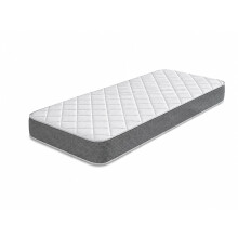 Starlight Beds Grey Matrix European Small Single Mattress - 80x200x18cm | Memory Foam Layer, Coil Spring 7.5 Inch Deep, Soft Comfort Support