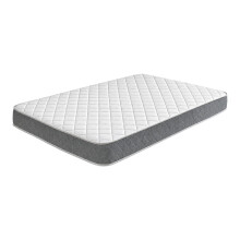 Starlight Beds Grey Matrix Double Mattress - 135x190x18cm | Memory Foam Layer, Coil Spring, 7.5 Inch Deep, Soft Comfort Support, Budget Friendly