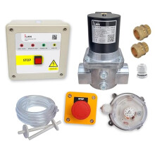 iLAN Gas Interlock System Kit, Complete Pack, Including Gas Solenoid Valve 1.1/4" (35mm)