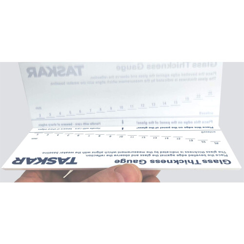 Taskar Glass Thickness Gauge Measuring Tool 2mm to 25mm Uses Reflection 2