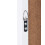 Full Length Wooden Wall Mounted Mirror - White - 35x110cm 7