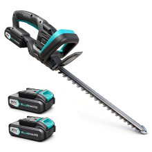 BlueMars 20V Cordless Hedge Trimmer & Cutter - Electric Hedge Trimmer for Hedges, Shrubbery, Bushes - Hedge Cutter Cordless for Garden
