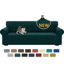 XINEAGE High Stretch Sofa Covers 4 Seater Latest Jacquard Extra Large Couch Covers for Dogs 1 Piece Sofa Slipcovers Living Room Non Slip Couch