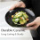 MIAMIO - 6 x Plate/Dinner Plate Set Stoneware Ceramic Tableware Set - Le Papillon Collection (Black, Small Plate) 5