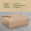 Signature Recyclable Kraft Takeaway Boxes No.3, 25 Pack, Rectangular 2