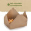 Signature Recyclable Kraft Takeaway Boxes No.3, 25 Pack, Rectangular 4