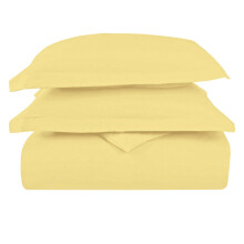 Pizuna Luxurios Cotton Duvet Covers King Size Mellow yellow, 1000 Thread Count 100% Long Staple Cotton King Duvet Cover 230x220cm