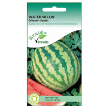 Watermelon Seeds Crimson Sweet Citrullus Lanatus 20 Seeds Grow Your Own Vegetables Ideal for Growing in Raised Beds Greenhouse Polytunnel or Cold