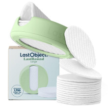 LastRound Reusable Makeup Remover Pads - 7 Washable Eco-Friendly Reusable Cotton Rounds for Face